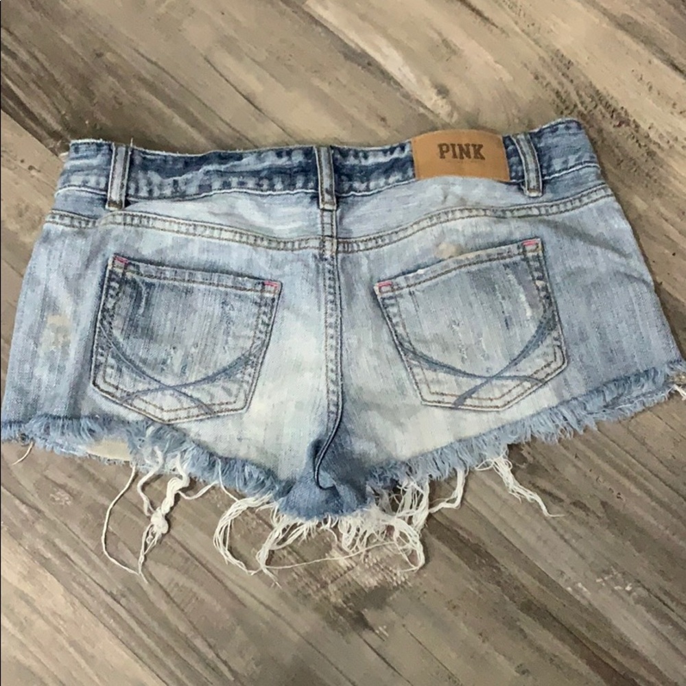 Victoria’s Secret PINK jean denim shorts size 4